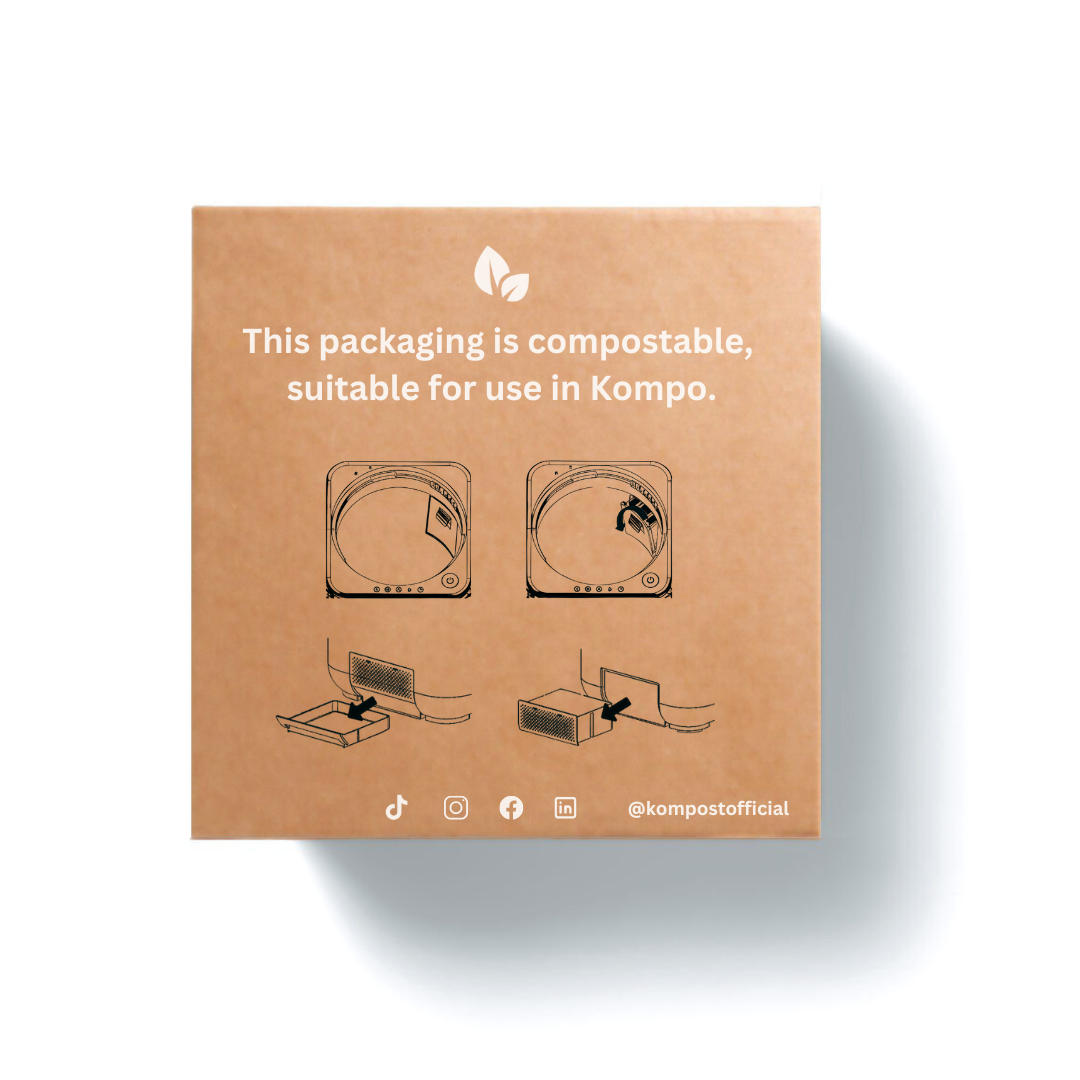 Kompo Charcoal Filter Replacement (Twin Pack)